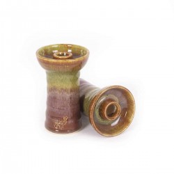 Alpaca Suri Green Brown Фънел Чашка за Наргиле