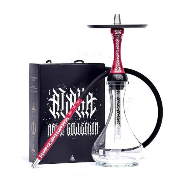 Alpha Hookah Model X Artist Collection Red Наргиле с вкл. Ваза, 1083, Alpha Hookah