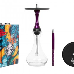 Alpha Hookah Model X Purple Наргиле с вкл. Ваза