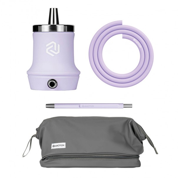 Amotion Roam Mauve Travel Set Наргиле, 1150, Travel Наргилета