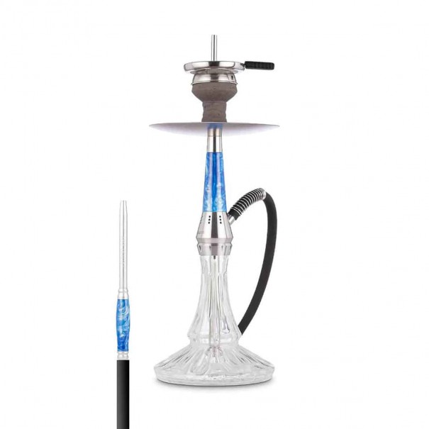 Amy Deluxe Galactic Steel S 1200 Sky Blue Наргиле, 1072, Amy Deluxe Shisha