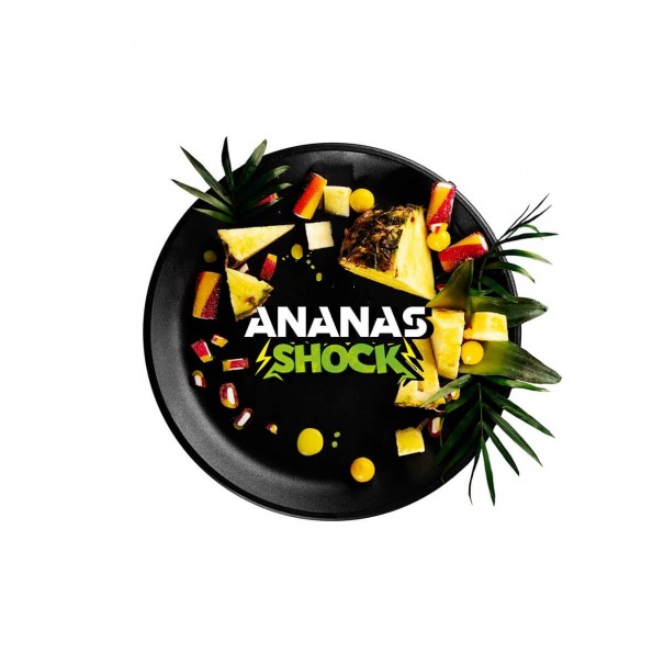 BlackBurn Tobacco Ananas Shock 200 гр. Тютюн за Наргиле, 1850, Black Burn Tobacco