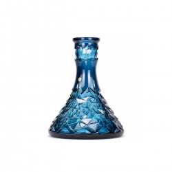 Caesar Crystal Bohemiae Cone Floe Azure Кристална Ваза за Наргиле Caesar Crystal Bohemiae Cone Floe Azure Кристална Ваза за Наргиле