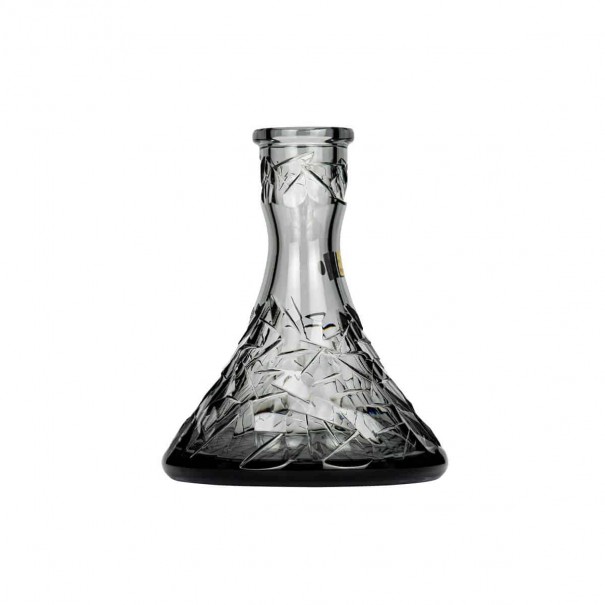 Caesar Crystal Bohemiae Cone Floe Grey Кристална Ваза за Наргиле, 324, Кристални Вази