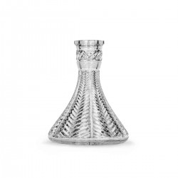 Caesar Crystal Bohemiae Cone Leaf Cut Clear Кристална Ваза за Наргиле Caesar Crystal Bohemiae Cone Leaf Cut Clear Кристална Ваза за Наргиле