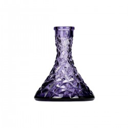 Caesar Crystal Bohemiae Cone Rock Amethyst Кристална Ваза за Наргиле Caesar Crystal Bohemiae Cone Rock Amethyst Кристална Ваза за Наргиле