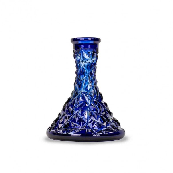 Caesar Crystal Bohemiae Cone Rock Blue Кристална Ваза за Наргиле, 1522, Кристални Вази