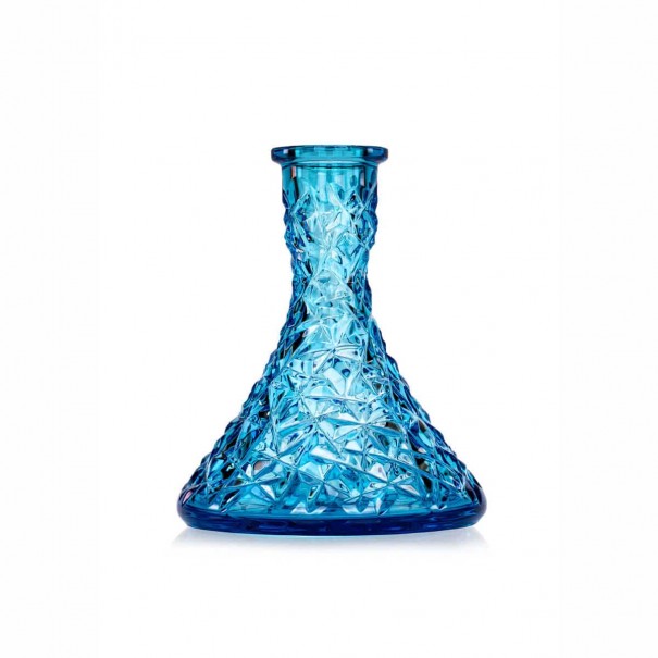 Caesar Crystal Bohemiae Cone Rock Turquoise Кристална Ваза за Наргиле, 1532, Кристални Вази