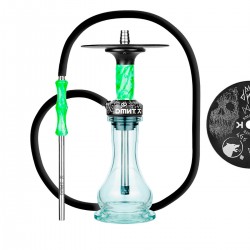 DMNT Hookah Alkimia Green Наргиле с Чанта