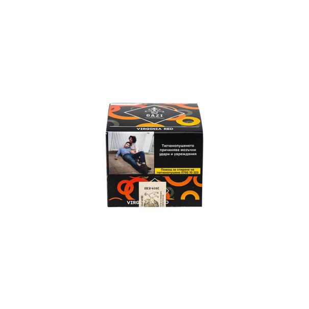 Gazi Tobacco Virginia Red 25 гр. Тютюн за Наргиле, 370, Блонд Тютюн