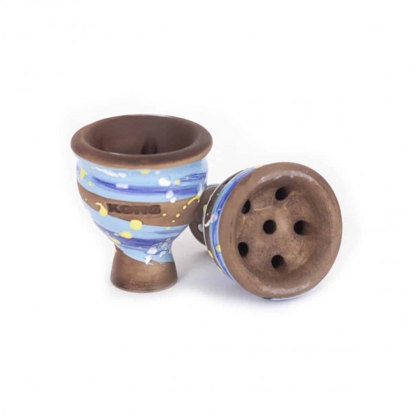 KONG Mummy Space Van Gogh Blue Тради Чашка за Наргиле, 652, KONG Hookah
