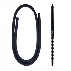 Karma Hookah Black Alu Накрайник с вкл. Маркуч за Наргиле