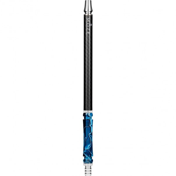 MOZE Carbon Wavy Blue Накрайник за Наргиле, 1590, Карбонови Накрайници За Маркучи