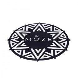MOZE Shisha Coaster Mat 23x23 White Поставка за Наргиле