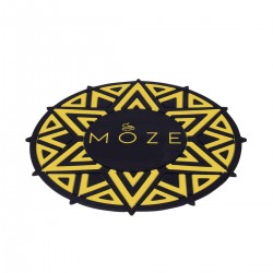 MOZE Shisha Coaster Mat 23x23 Yellow Поставка за Наргиле
