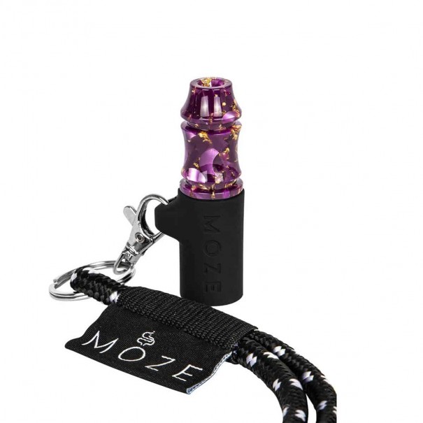 MOZE Shisha Gold Purple Персонален Мундщук за Наргиле, 2085, Персонални Мундщуци