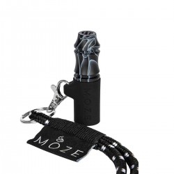 MOZE Shisha Wavy Black Персонален Мундщук за Наргиле