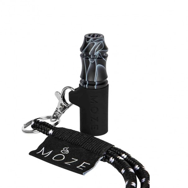 MOZE Shisha Wavy Black Персонален Мундщук за Наргиле, 2087, Персонални Мундщуци
