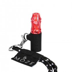 MOZE Shisha Wavy Red Персонален Мундщук за Наргиле