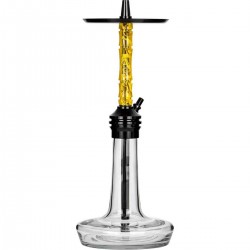 MOZE VARITY Lounge Black Steel Clear Wavy Yellow Наргиле