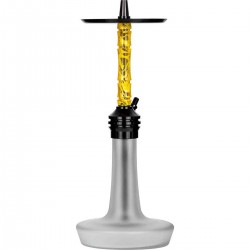 MOZE VARITY Lounge Black Steel Frosted Wavy Yellow Наргиле