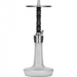 MOZE VARITY Lounge Silver Steel Frosted Original Black Наргиле
