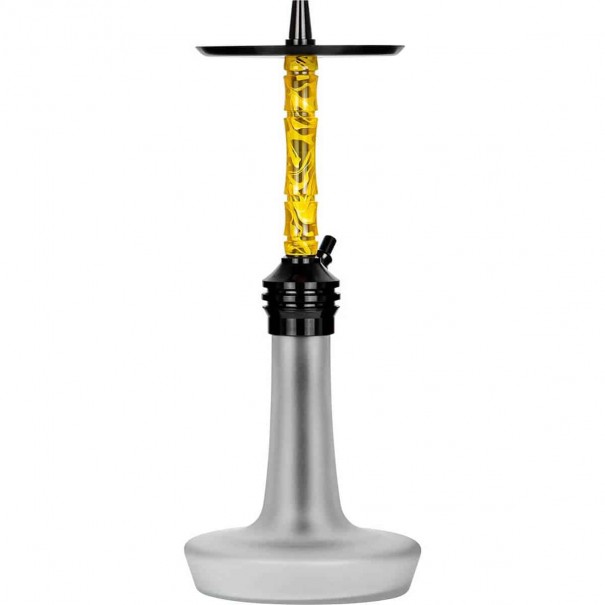 MOZE VARITY Lounge Black Frosted Wavy Yellow Наргиле