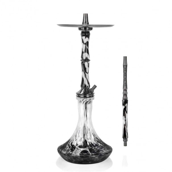 Ocean Hookah Kaif 2nd Edition Black White Наргиле с вкл. Ваза, 871, Ocean Hookah