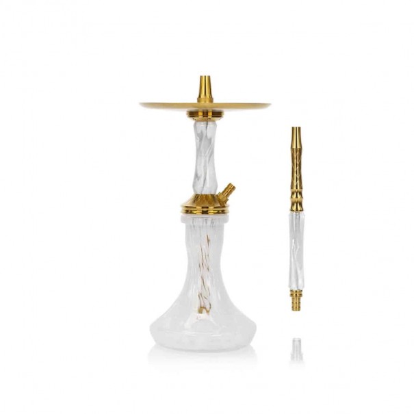 Ocean Hookah Kaif S 2nd Edition White Gold Наргиле с вкл. Ваза, 864, Ocean Hookah Ocean Hookah Kaif S 2nd Edition White Gold Наргиле с вкл. Ваза, 864, Ocean Hookah