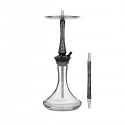 Union Sleek Black Silver Наргиле с вкл. Ваза