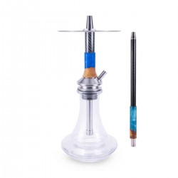 VYRO Shisha Penta Blue Clear Наргиле с вкл. Ваза